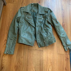 Green Blank NYC Faux Leather Jacket